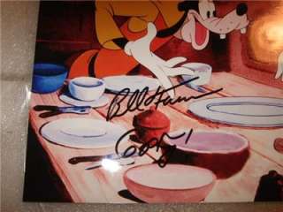 Hand Signed by the Voice Goofy