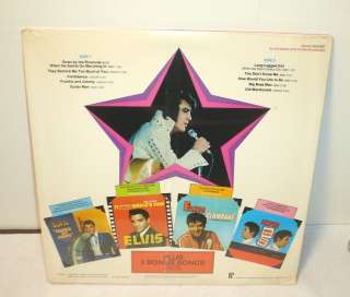   you are bidding on a sealed elvis sings hits from his movies lp lp