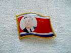 North Korea Badge Kim Il Sung Official Lapel Pin