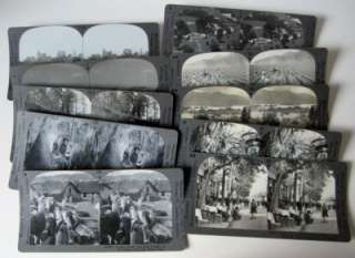 Stereoview Keystone Lot of 10 Assorted Views **All Pictured** **Good 