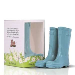    Scottish Fine Soaps Novelty Soaps Welly Boots (Blue) Beauty