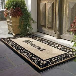  Welcome Door Mat in French   24 x 39   Frontgate Patio 