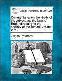   Laws of England Relating to the Security of the Person. Volume 2 of 2