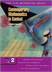 Contemporary Mathematics in Context A Unified Approach Course 2 