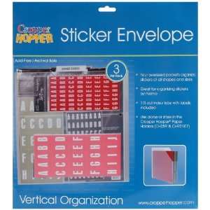  Cropper Hopper Sticker Envelope 3/Pkg Frost 12X12 