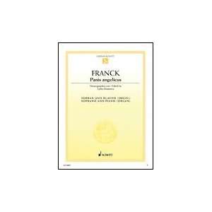  Csar Franck   Panis angelicus Book Soprano and Piano or 