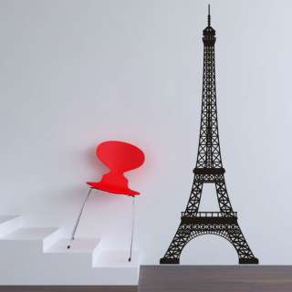 HUGE EIFFEL TOWER PARIS WALL STICKER ART DECAL MURAL  