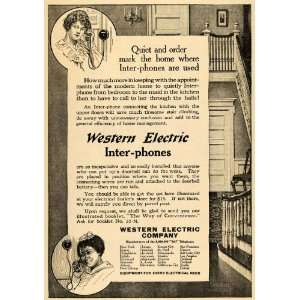  1914 Ad Inter phones Western Electric Company Telephone 