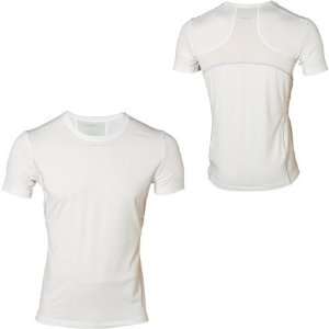 Craft COOL T Shirt w/Mesh   Short Sleeve   Mens White/Silver, XXL 