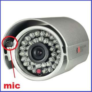 420TVL Night Vision Security Camera Audio for Surveillance DVR CCTV 