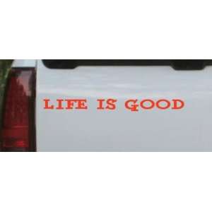  Red 50in X 4.4in    Life Is Good Car Window Wall Laptop 