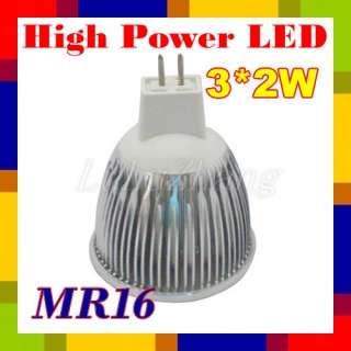 10X High Quality 6W Warm White MR16 High Power LED Light Bulb Lamp 12V 