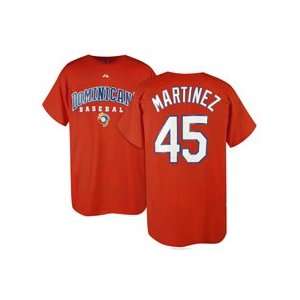  World Baseball Classic Name and Number T shirt #45 Pedro 