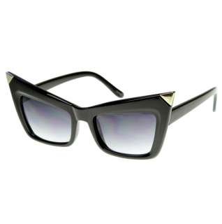   Designer Inspired Fashion Cat Eye Hot High Pointed Tip Sunglasses 8181