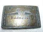 EX) Vintage Budweiser King of Beer Genuine Brass Belt