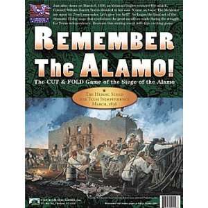   Chatham Hill Games Remember The Alamo Paper Board Game Toys & Games