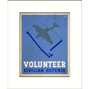    WPA Poster (M) Volunteer civilian defense / Welch.