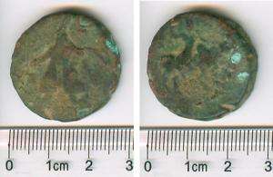 Large Kushan Coin / AD 100  400 / Central Asia  