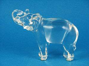 Elephant Paperweight   Made in France by Baccarat  