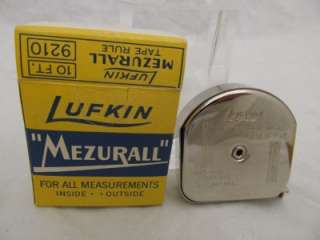   NIB LUFKIN TAPE MEASURE MEZURALL 10 FT 9210 rule ORIGINAL PACKING BOX
