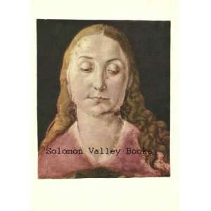   The Head In A Madonna Picture, 8 X 11 Colour Plate by Albrecht Durer