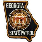 GEORGIA STATE PATROL TROOPER DODGE MAGNUM K 9 UNIT WITH DOG REPLICA.