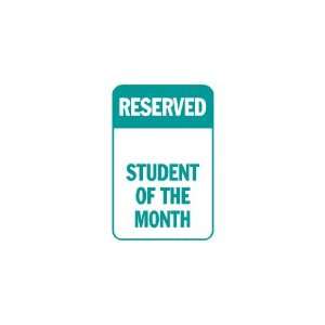  3x6 Vinyl Banner   Reserved Student of the Month 