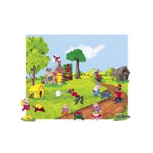   Felt Story and Playboard set (figures, story board and case) Toys