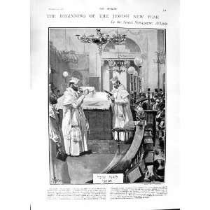  1901 Great Synagogue Aldgate Jewish New Year Mckinley 