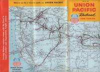 Union Pacific UP Railroad RR Railway Public Timetable 1970 PTT TT 