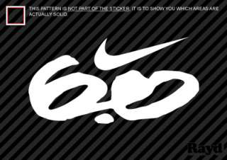 Nike 6.0 Sticker Decal Die Cut Vinyl 2 cell phone  