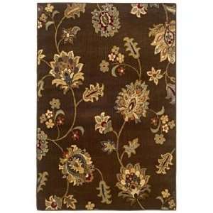  Langham Alessa Brown and Gold 710x10 Area Rug