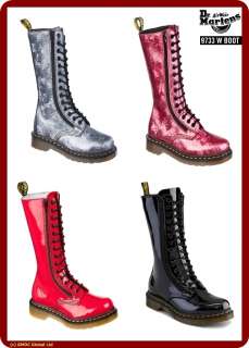 Dr Doc Martens 9733 Tall 14 Eye Womens Fashion Boots (All Colours 