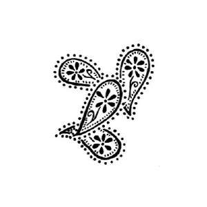 Penny Black Rubber Stamp PAISLEY Background Border NEW  