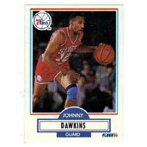  Johnny Dawkins 1990 91 Fleer NBA Card #141 Everything 