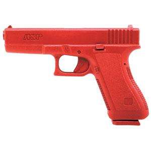 ASP POLICE RED TRAINING GUN GLOCK 9MM/40 (Rubber) 07302  
