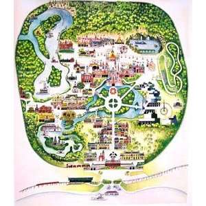    Magic Kingdom Walt Disney World WDW Resort Map