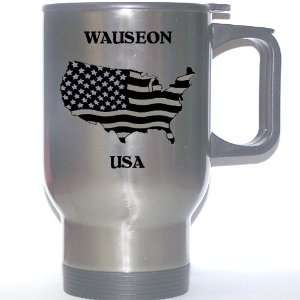  US Flag   Wauseon, Ohio (OH) Stainless Steel Mug 