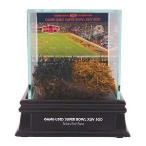   Bowl XLIV Game Used New Orleans Saints End Zone Sod