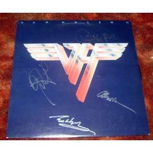  VAN HALEN autographed SIGNED #1 Record *PROOF Everything 