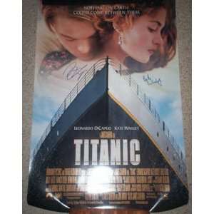  Titanic Cast DiCaprio Winslet Signed Autographed Original 