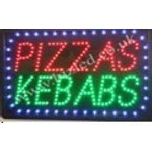   Quality Flashing Pizza Kebab Catering Led New Shop Signs Electronics
