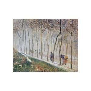 Effect Of Snow by Camille Pissarro. size 14 inches width by 12 inches 