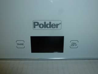 NEW Polder Slimmer Digital Kitchen Scale White CSC 311 90  