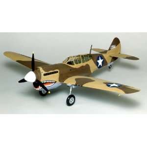  Guillow Curtiss P40 Warhawk Balsa Wood Kit Toys & Games