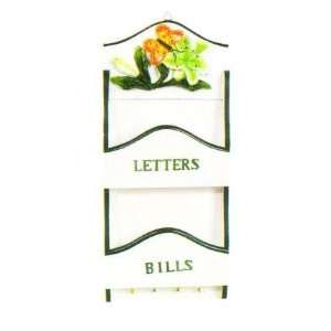 BUTTERFLY Mail Letter Holder & Key Hooks *NEW* Office 