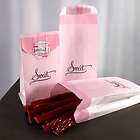 Sweet Printed Pink Paper Bags Candy Bar Wedding Favor  