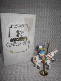 NEW WALT DISNEY MICKEYS CAROUSEL WILLITTS DESIGNS COLLECTIBLE DONALD 