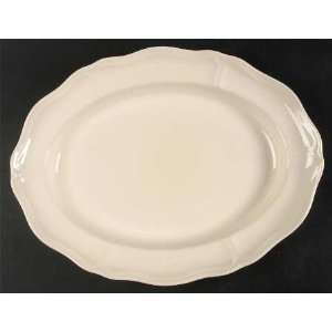 Wedgwood QueenS Plain 15 Oval Serving Platter, Fine China Dinnerware 