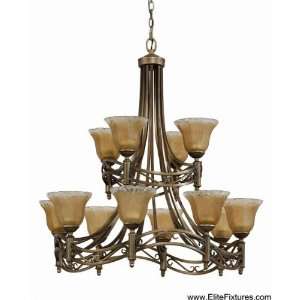   Donatelli 22 12 Light 2 Tier Chandelier from the Donatelli Collection